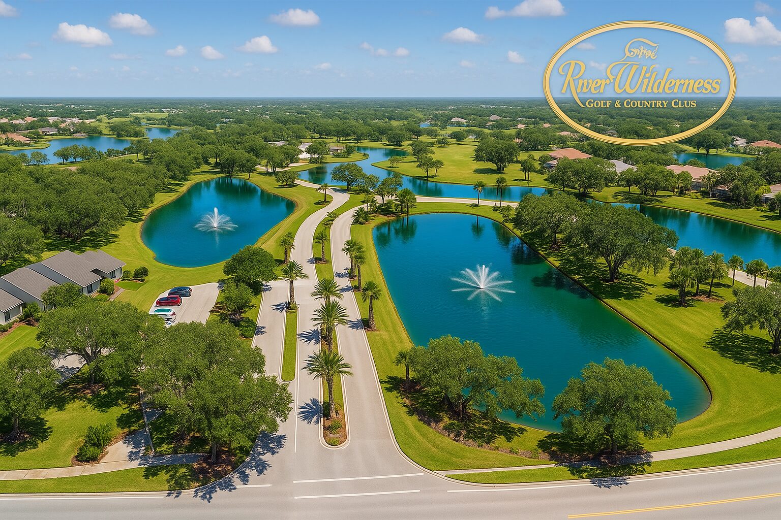 River Wilderness and The Preserve golf community in Parrish Florida